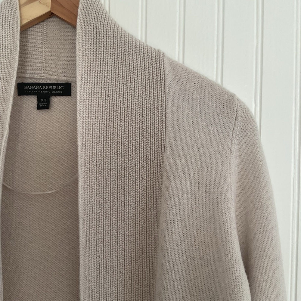Banana Republic Italian Wool-Blend Duster Cardigan - Picture 5 of 10